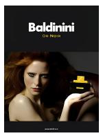 BALDININI OR NOIR парфюмерная вода (женские) 75ml Tester
