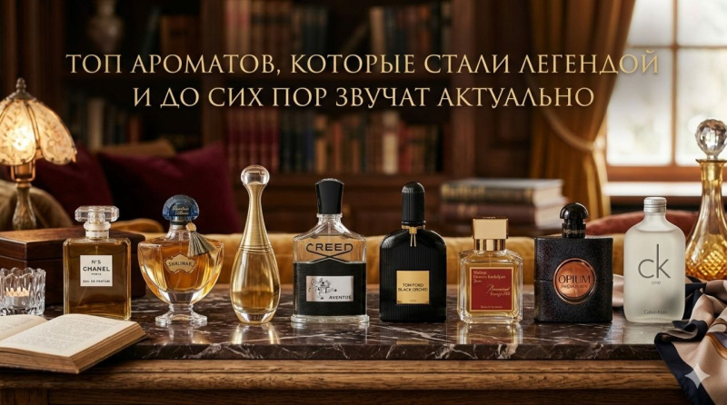 Топ ароматов, которые стали легендой — и до сих пор звучат актуально